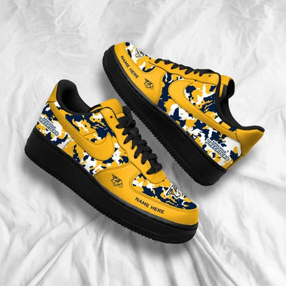 [PUCK DROP DEAL] NEW CUSTOMIZED NHL31 NVP NASHVILLE PREDATORS AF1 SHOES