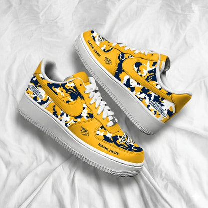 [PUCK DROP DEAL] NEW CUSTOMIZED NHL31 NVP NASHVILLE PREDATORS AF1 SHOES