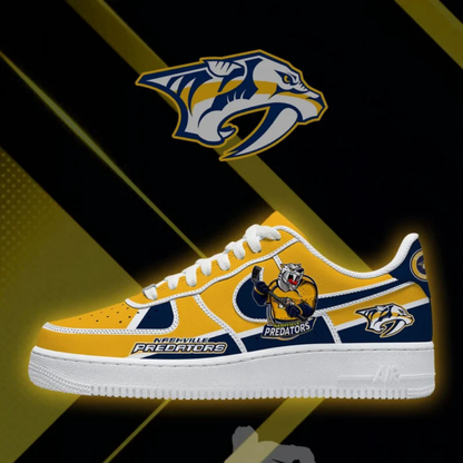[PUCK DROP DEAL] NEW CUSTOMIZED NHL31 NVP NASHVILLE PREDATORS AF1 SHOES