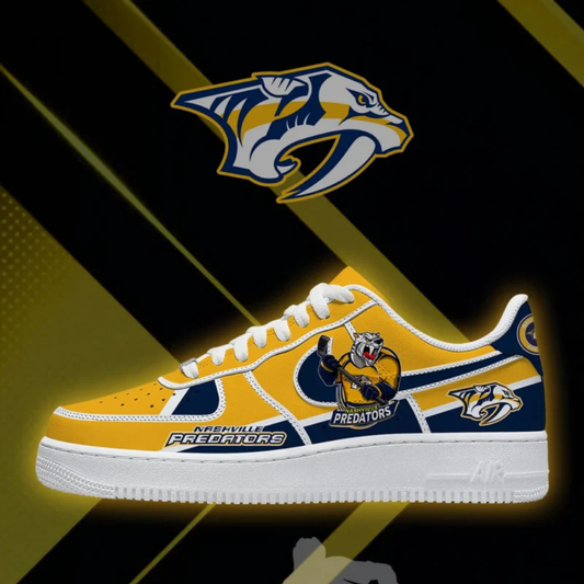 [PUCK DROP DEAL] NEW CUSTOMIZED NHL31 NVP NASHVILLE PREDATORS AF1 SHOES