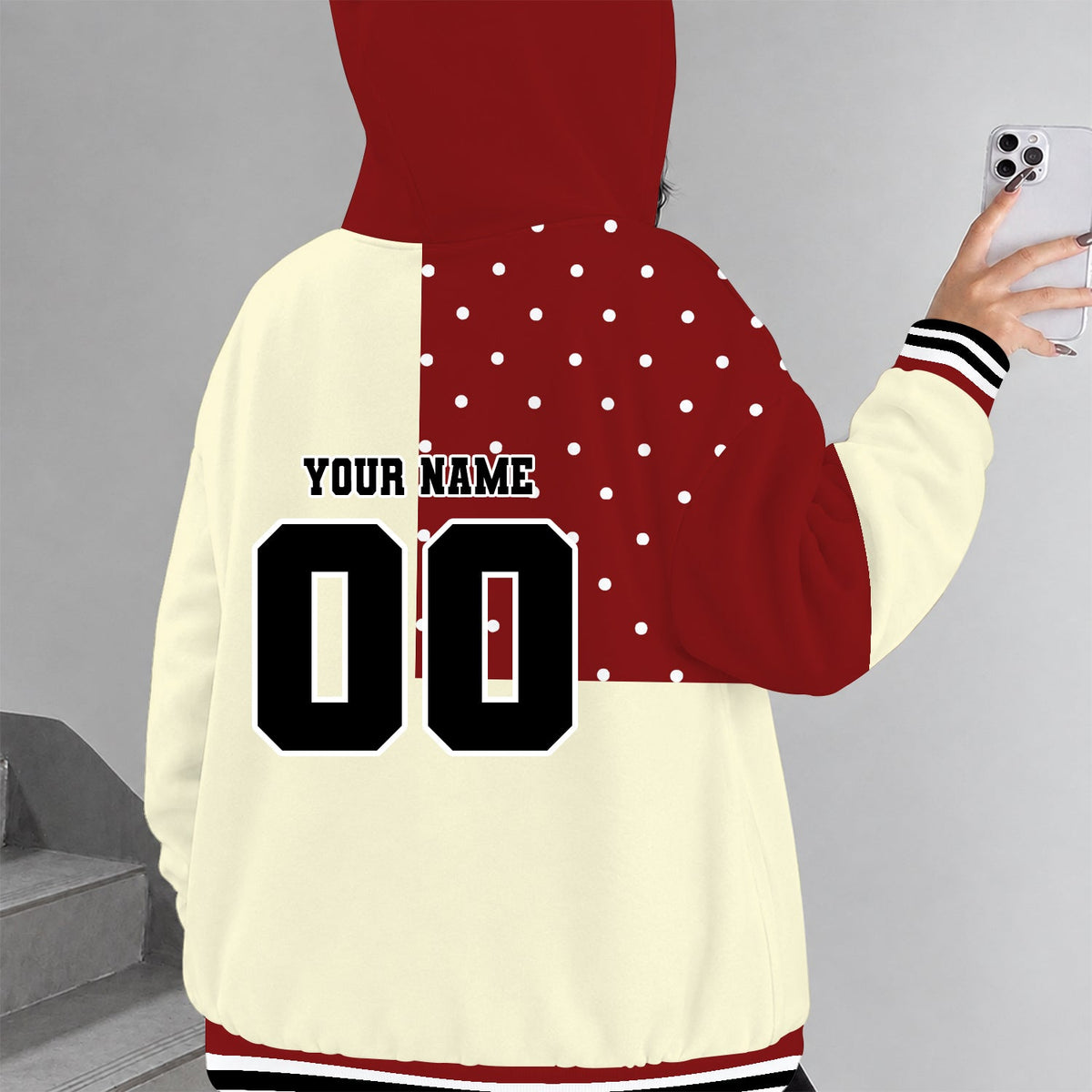 [TOUCHDOWN DEAL] NEW CUSTOMIZED NCAA FBS31 OUS OKLAHOMA SOONERS ZIP HOODIE