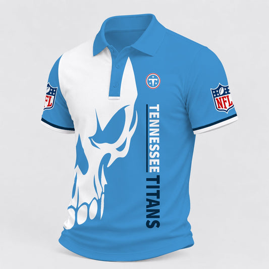 [TOUCHDOWN DEAL] NEW CUSTOMIZED NFL31 TST TENNESSEE TITANS POLO SHIRT