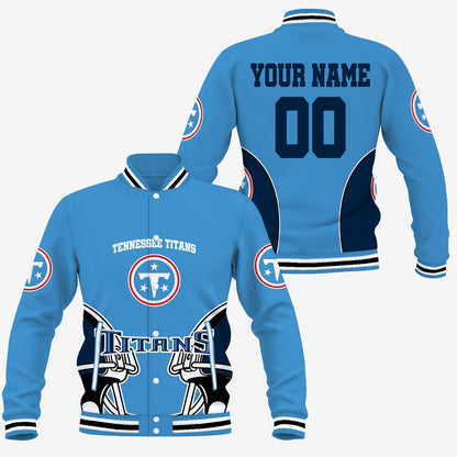 [TOUCHDOWN DEAL] NEW CUSTOMIZED NFL31 TST TENNESSEE TITANS SATIN VARSITY & BASEBALL JACKET