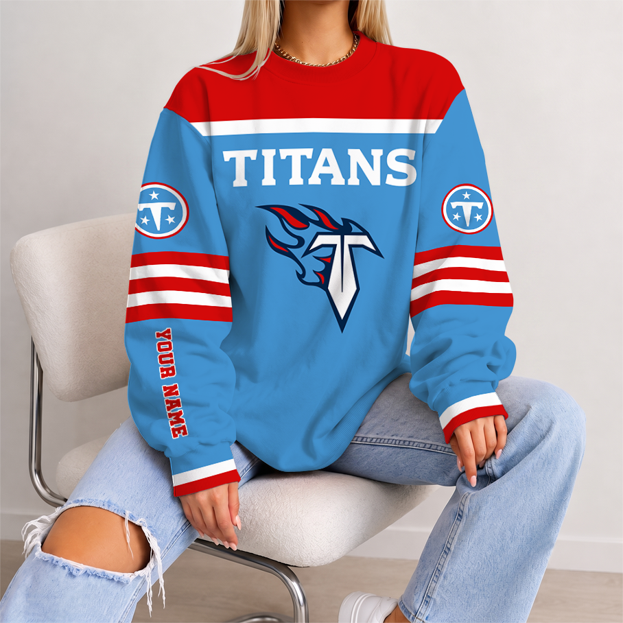 [TOUCHDOWN DEAL] NEW CUSTOMIZED NFL31 TST TENNESSEE TITANS UNISEX SWEATSHIRT