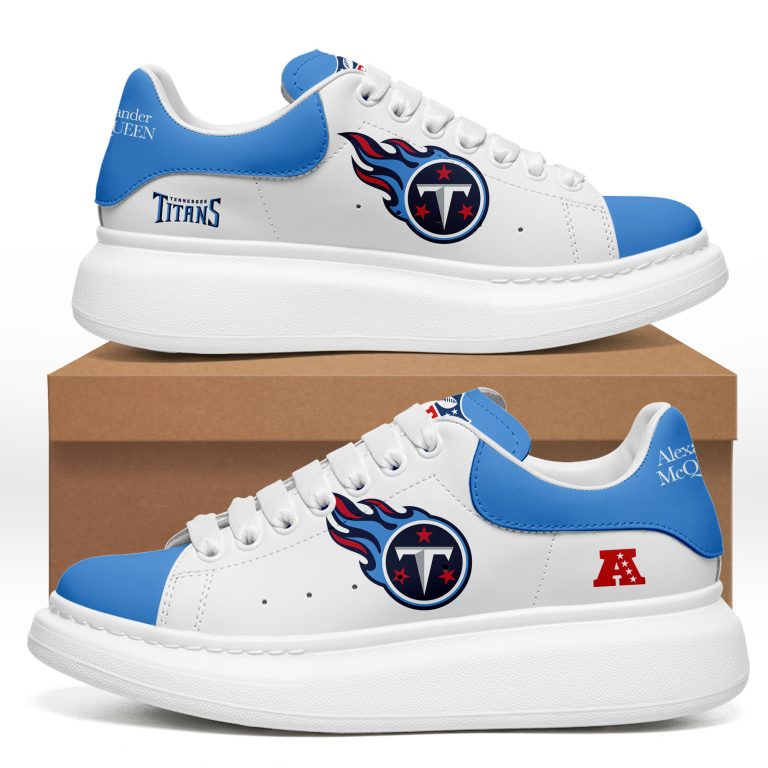 [TOUCHDOWN DEAL] NEW CUSTOMIZED NFL31 TST TENNESSEE TITANS MCQUEEN SHOES