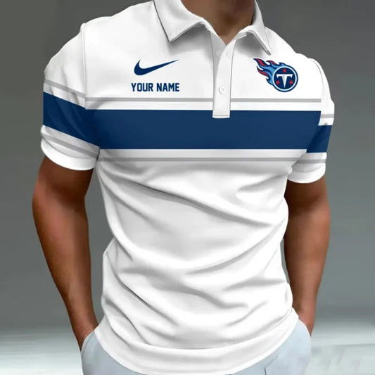 [TOUCHDOWN DEAL] NEW CUSTOMIZED NFL31 TST TENNESSEE TITANS POLO SHIRT