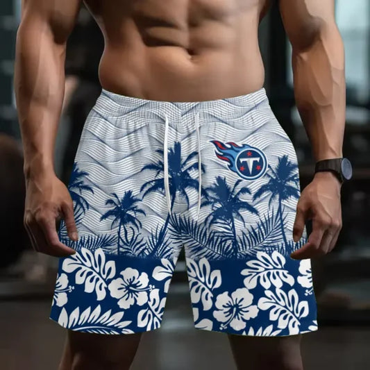 [TOUCHDOWN DEAL] NEW CUSTOMIZED NFL31 TST TENNESSEE TITANS SHORT PANTS