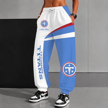 [TOUCHDOWN DEAL] NEW CUSTOMIZED NFL31 TST TENNESSEE TITANS SWEATPANTS