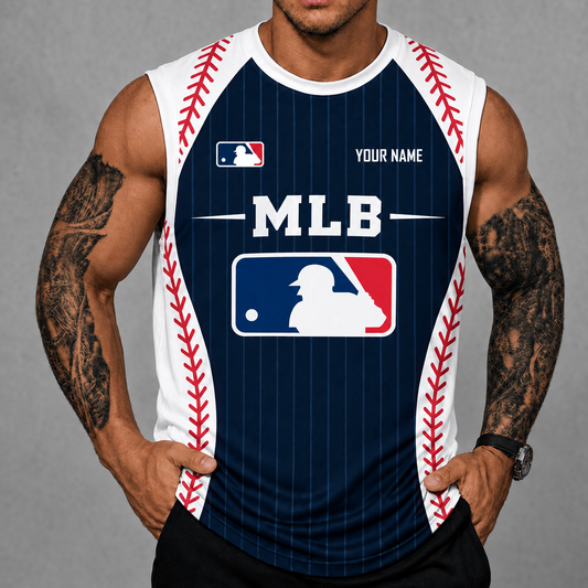 [HOMERUN DEAL] NEW CUSTOMIZED MLB31 MAJOR LEAGUE BASEBALL TANK TOP & GYM SHIRT