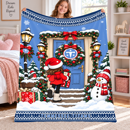 [TOUCHDOWN DEAL] NEW CUSTOMIZED NFL31 TST THE TITANS FLEECE BLANKET
