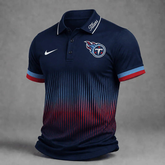 [TOUCHDOWN DEAL] NEW CUSTOMIZED NFL31 TST TENNESSEE TITANS POLO SHIRT