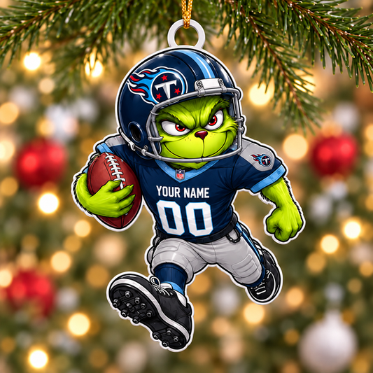[TOUCHDOWN DEAL] NEW CUSTOMIZED NFL31 TST TENNESSEE TITANS CHRISTMAS ACRYLIC ORNAMENT