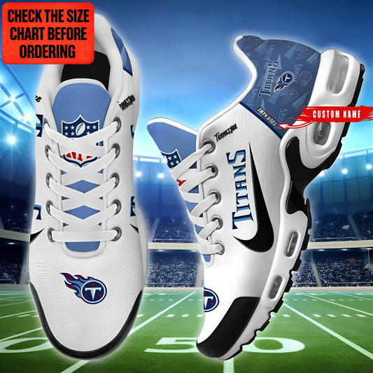 [TOUCHDOWN DEAL] NEW CUSTOMIZED NFL31 TST TENNESSEE TITANS AIR MAX PLUS SNEAKERS