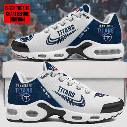 [TOUCHDOWN DEAL] NEW CUSTOMIZED NFL31 TST TENNESSEE TITANS AIR MAX PLUS SNEAKERS