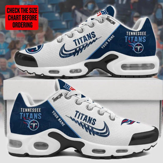 [TOUCHDOWN DEAL] NEW CUSTOMIZED NFL31 TST TENNESSEE TITANS AIR MAX PLUS SNEAKERS