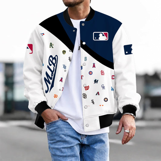 [HOMERUN DEAL] NEW CUSTOMIZED MLB32 ALL TEAMS SATIN VARSITY & BASEBALL JACKET