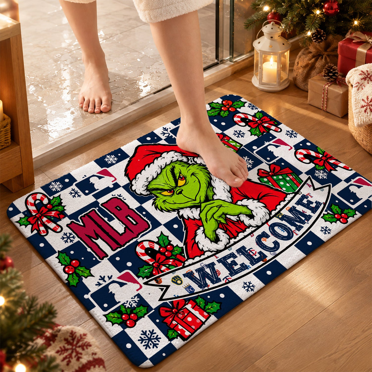 [HOMERUN DEAL] NEW CUSTOMIZED MLB32 ALL TEAMS FLOOR MAT & DOOR MAT
