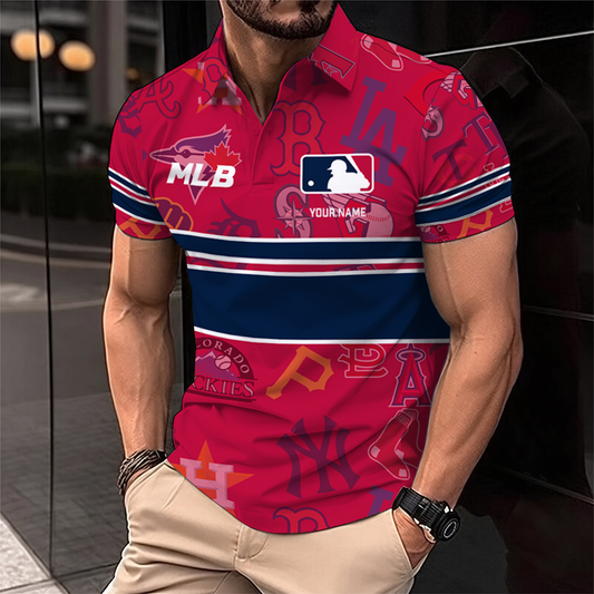 [HOMERUN DEAL] NEW CUSTOMIZED MLB32 ALL TEAMS POLO SHIRT