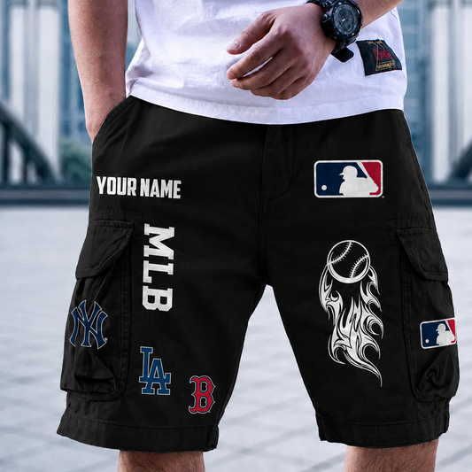 [HOMERUN DEAL] NEW CUSTOMIZED MLB32 ALL TEAMS MEN'S CARGO SHORTS