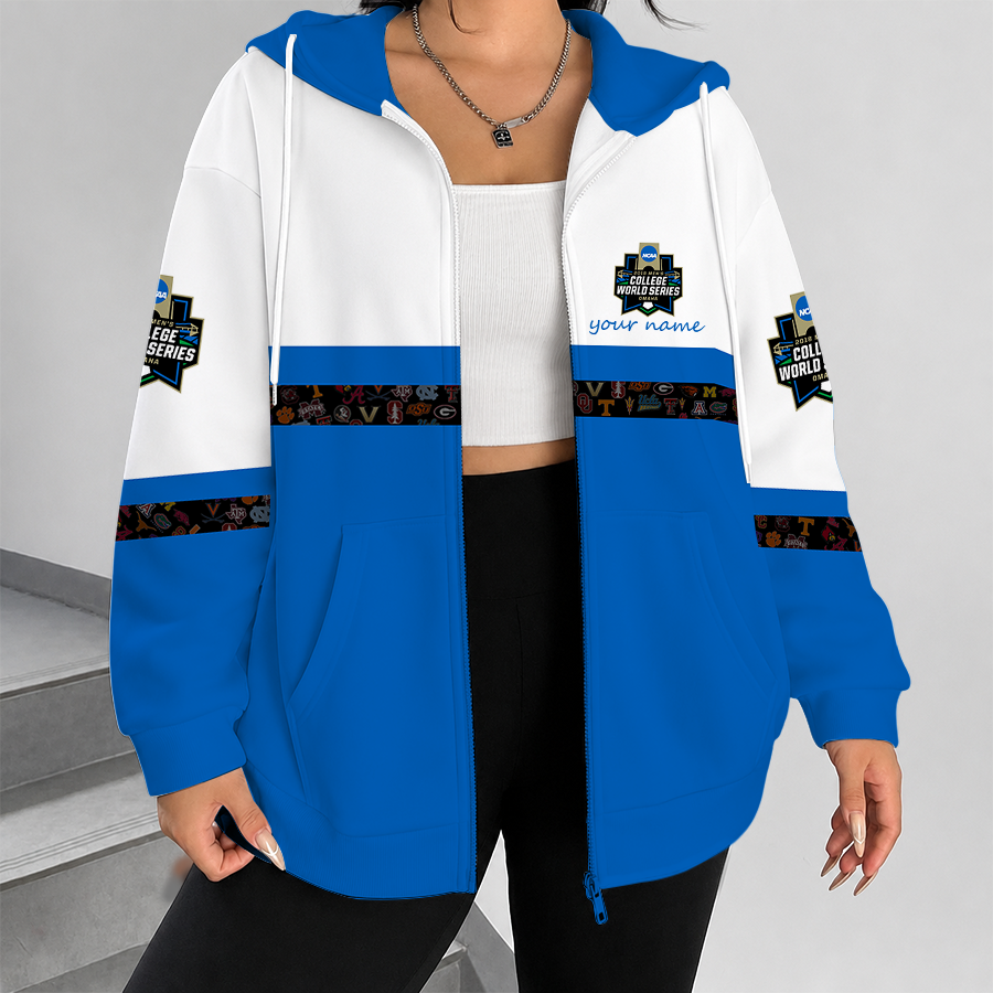 [FAN FAVORITE] NEW CUSTOMIZED NCAA CWS32 ALL TEAM ZIP HOODIE