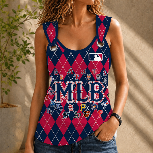 [HOMERUN DEAL] NEW CUSTOMIZED MLB32 MLB ALL TEAMS O-RING SHOULDER TANK TOP