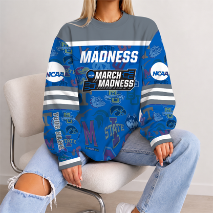[SLAM DUNK DEAL] NEW CUSTOMIZED NCAA MAM32 BKM ALL TEAMS STRAPPY UNISEX SWEATSHIRT