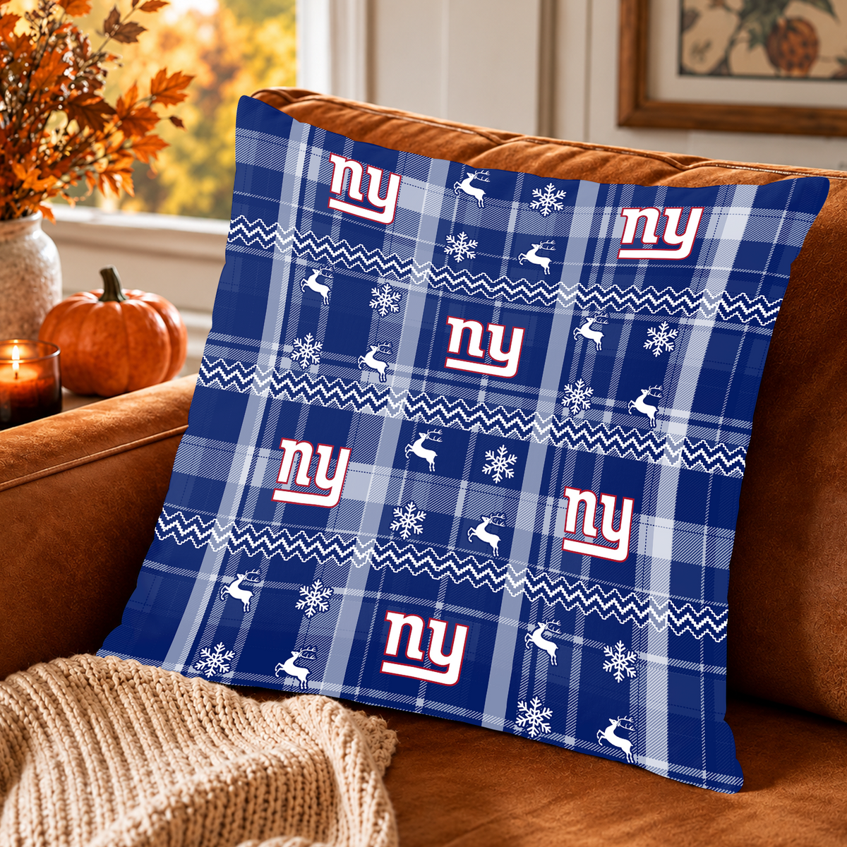 [TOUCHDOWN DEAL] NEW CUSTOMIZED NFL32 NYG THE GIANTS ENVELOPE PILLOW CASE