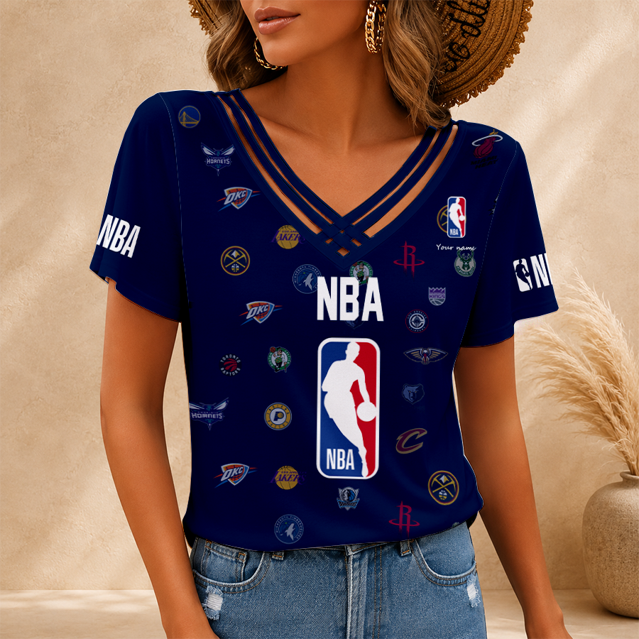 [HOT DEAL] NEW CUSTOMIZED NBA32 NBA ALL TEAMS V-NECK SHIRT