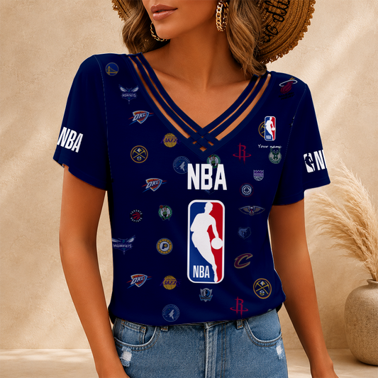 [HOT DEAL] NEW CUSTOMIZED NBA32 NBA ALL TEAMS V-NECK SHIRT