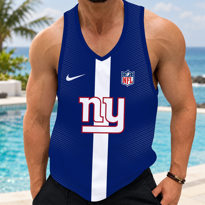 [TOUCHDOWN DEAL] NEW CUSTOMIZED NFL32 NYG NEW YORK GIANTS UNISEX TANK TOP