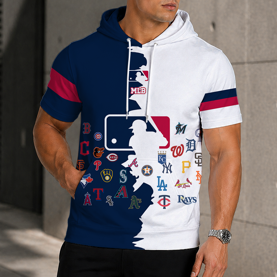 [HOMERUN DEAL] NEW CUSTOMIZED MLB32 ALL TEAMS SHORT SLEEVE HOODIE