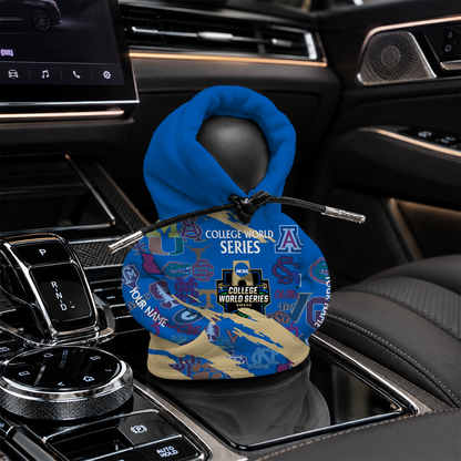 [HOMERUN DEAL] NEW CUSTOMIZED NCAA CWS32 BBC ALL TEAMS AUTOMOTIVE HOODIE SHIFT KNOB COVER