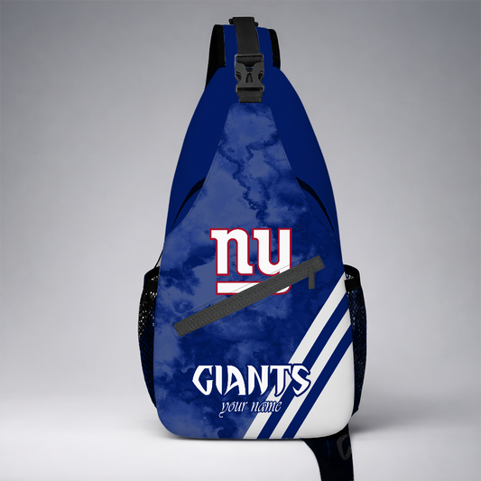 [TOUCHDOWN DEAL] NEW CUSTOMIZED NFL32 NYG NEW YORK GIANTS SLING BAG