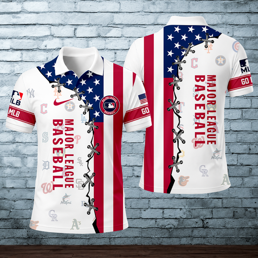 [HOMERUN DEAL] NEW CUSTOMIZED MLB32 ALL TEAMS POLO SHIRT