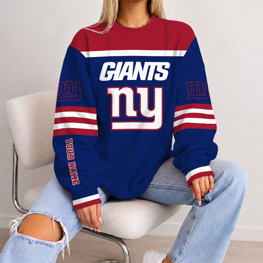 [TOUCHDOWN DEAL] NEW CUSTOMIZED NFL32 NYG NEW YORK GIANTS UNISEX SWEATSHIRT