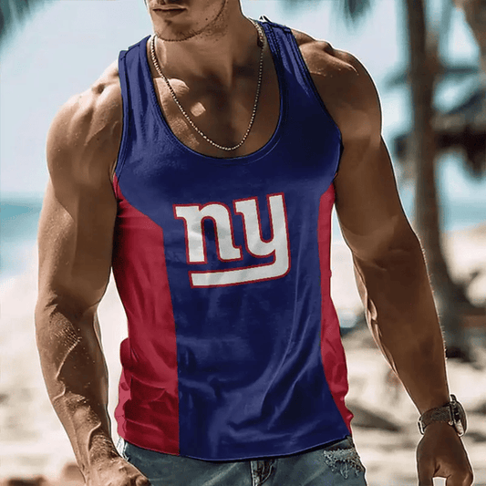 [TOUCHDOWN DEAL] NEW CUSTOMIZED NFL32 NYG NEW YORK GIANTS UNISEX TANK TOP