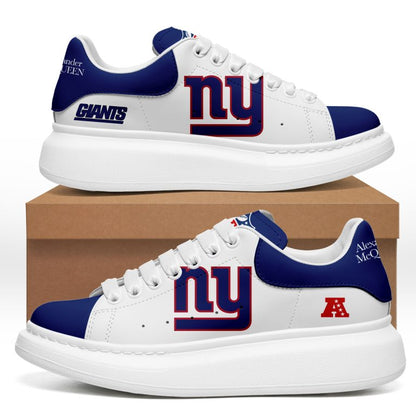 [TOUCHDOWN DEAL] NEW CUSTOMIZED NFL32 NYG NEW YORK GIANTS MCQUEEN SHOES