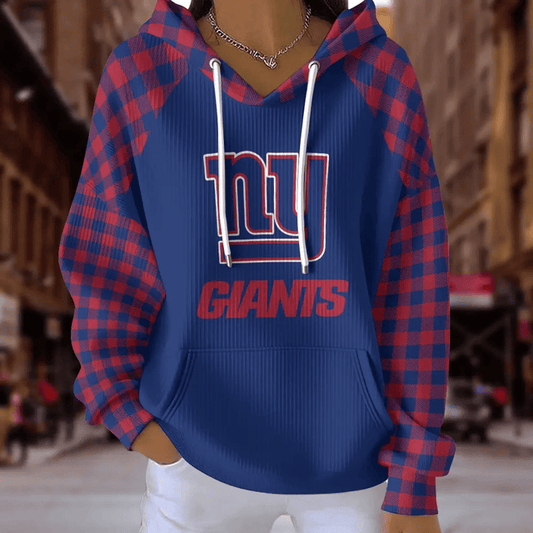 [TOUCHDOWN DEAL] NEW CUSTOMIZED NFL32 NYG NEW YORK GIANTS RIBBED HOODIE & SWEATSHIRT