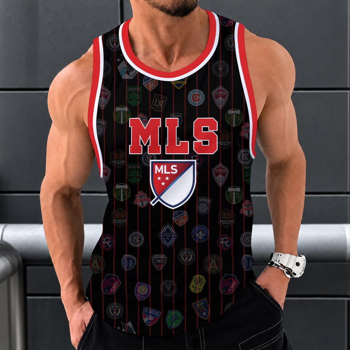 [GOAL DEAL] NEW CUSTOMIZED MLS32 SOA ALL TEAM UNISEX TANK TOP