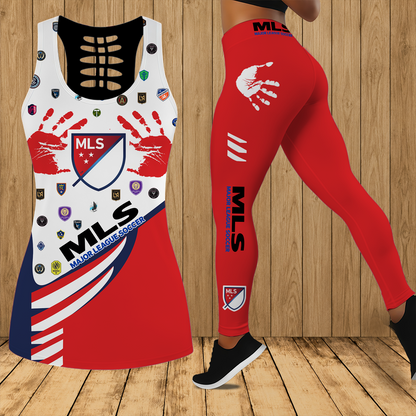 [GOAL DEAL] NEW CUSTOMIZED MLS32 SOA MLS ALL TEAM HOLLOW TANK TOP & LEGGINGS SET