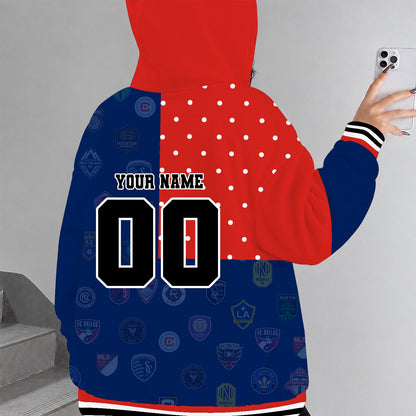 [GOAL DEAL] NEW CUSTOMIZED MLS32 MLS ALL TEAMS ZIP HOODIE