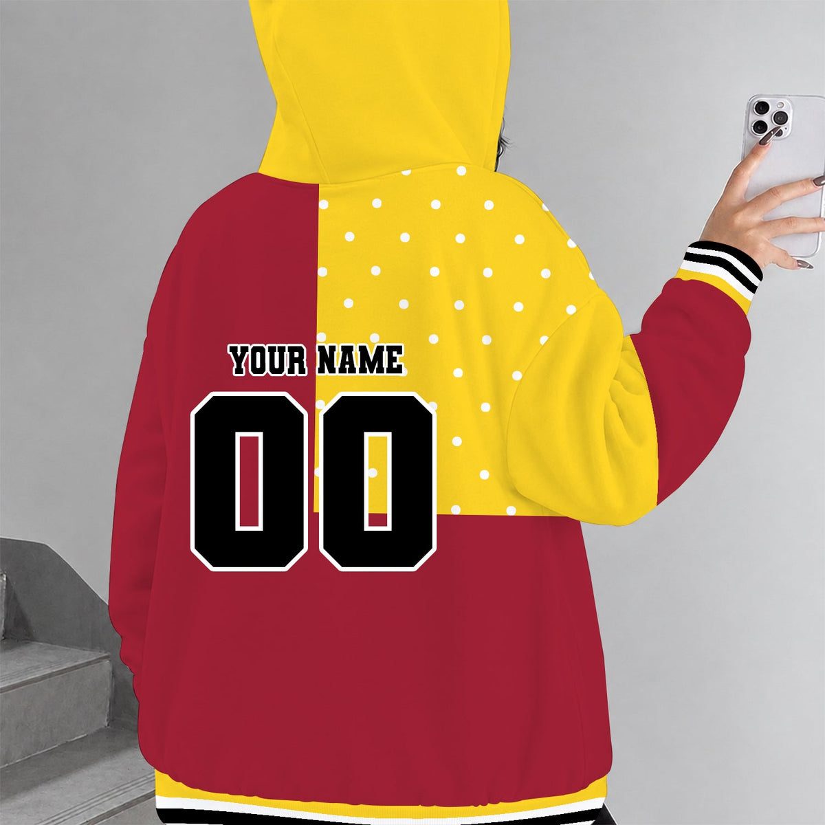 [TOUCHDOWN DEAL] NEW CUSTOMIZED NCAA FBS32 USC USC TROJANS ZIP HOODIE
