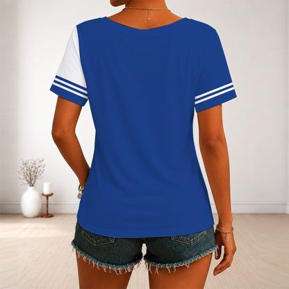[HOT DEAL] NEW CUSTOMIZED NBA32 NBA ALL TEAMS V-NECK FEMALE SHIRT