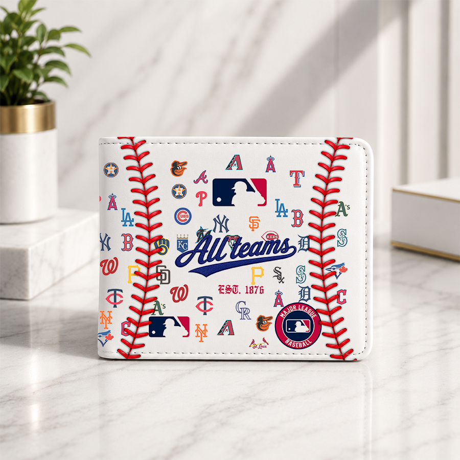 [HOMERUN DEAL] NEW CUSTOMIZED MLB32 ALL TEAMS LEATHER WALLET