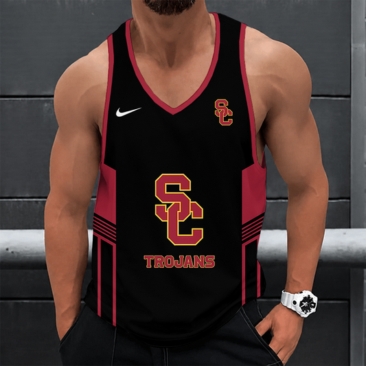 [TOUCHDOWN DEAL] NEW CUSTOMIZED NCAA FBS32 USC USC TROJANS UNISEX TANK TOP