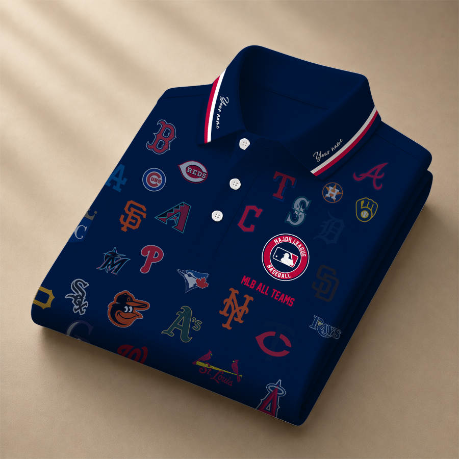 [HOMERUN DEAL] NEW CUSTOMIZED MLB32 ALL TEAMS POLO SHIRT