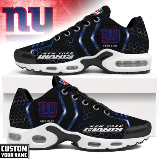 [TOUCHDOWN DEAL] NEW CUSTOMIZED NFL32 NYG NEW YORK GIANTS AIR MAX PLUS SNEAKERS
