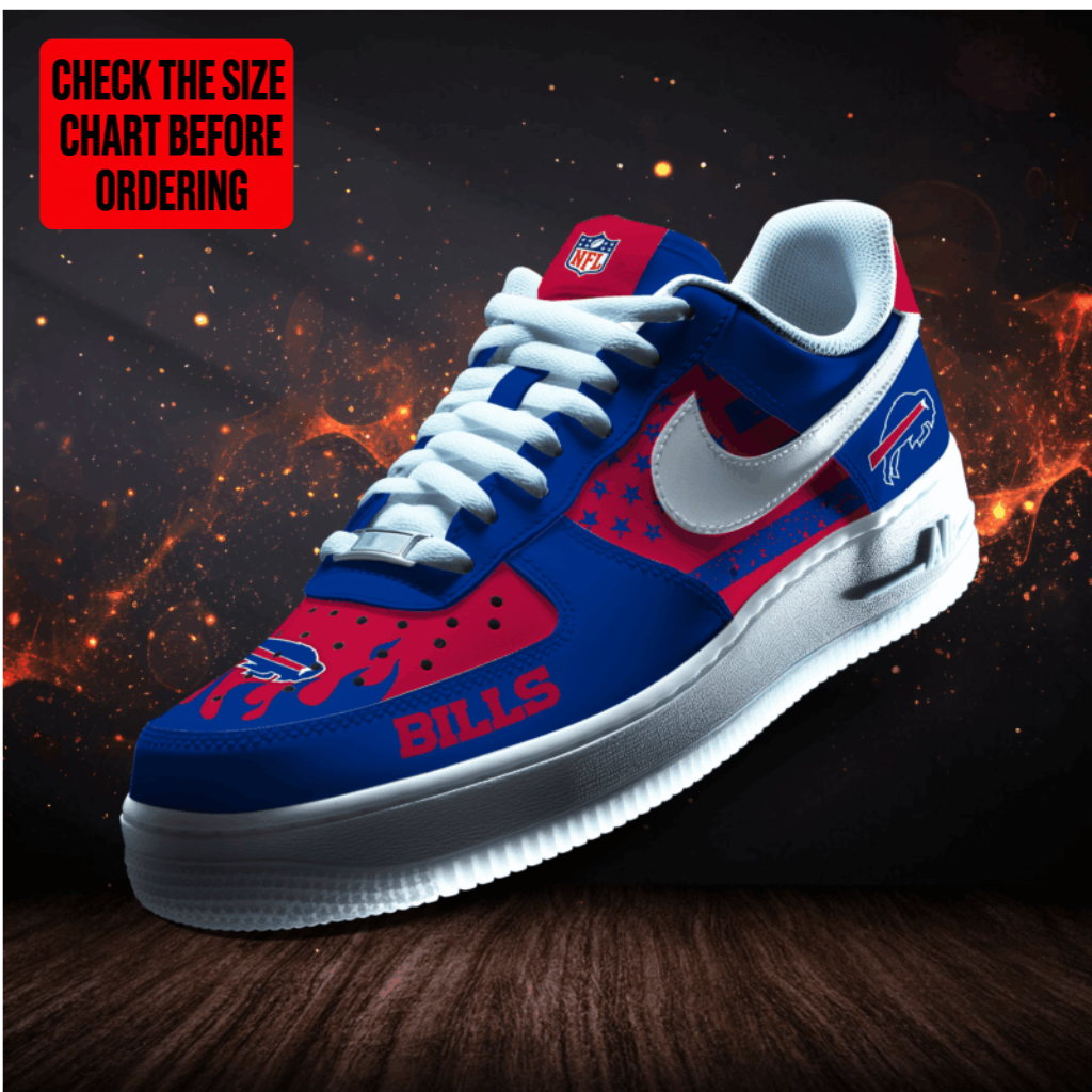 [TOUCHDOWN DEAL] NEW CUSTOMIZED NFL03 BFB BUFFALO BILLS AF1 SNEAKERS