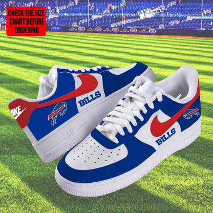 [TOUCHDOWN DEAL] NEW CUSTOMIZED NFL03 BFB BUFFALO BILLS AF1 SHOES