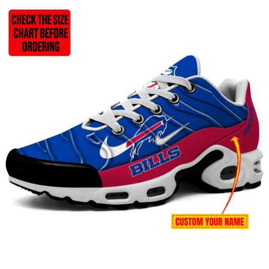 [TOUCHDOWN DEAL] NEW CUSTOMIZED NFL03 BFB BUFFALO BILLS AIR MAX PLUS SNEAKERS